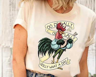 Disney Alan-A-Dale Rooster Robin Hood Shirt Unisex Adult Kid Shirt 592371 • $19.99