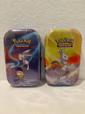 Pokémon TCG Kanto Power Mini Tins Mew & Psyduck And Mewtwo G19 LOT OF 2 • $45.99