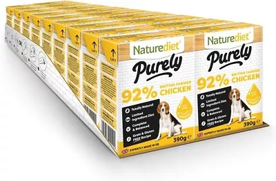 Naturediet Purely Chicken Complete Wet Food 390G X 18 • £27.50