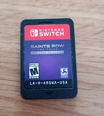 Saints Row: The Third - The Full Package (Nintendo Switch)  USA Cart Only • £10.98