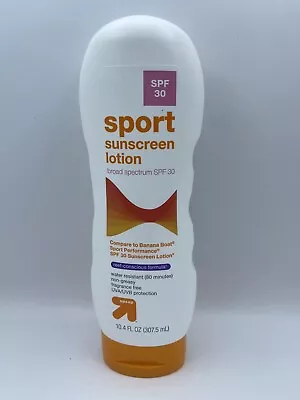 10.4oz Bottle Target Brand Up & Up Sport SPF 30 Sunscreen Lotion Reef Safe 04/26 • $10