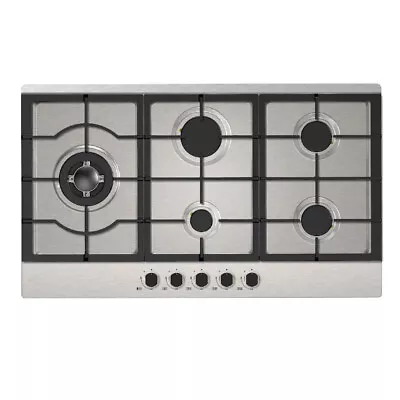 Kleenmaid Stainless Steel Surface Mount Built-In 5 Burner Gas Stove/Cooktop 90cm • $759