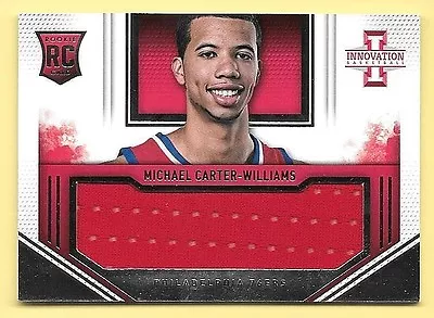 13/14 Panini Innovation #3 Michael Carter-Williams Jumbo Rookie Jersey #180/199 • $15.78