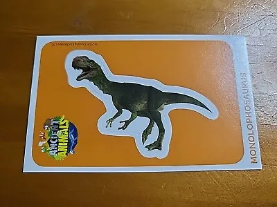 Woolworths Ancient Animals Sticker🏆MONOLOPHOSAURUS🏆FREE POST • $2.50