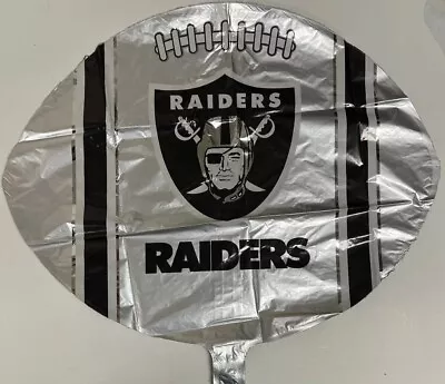Raiders Party Supplies 18 Inch Mylar Foil Balloon ( 1 Pack ) Football Shape • $5.99