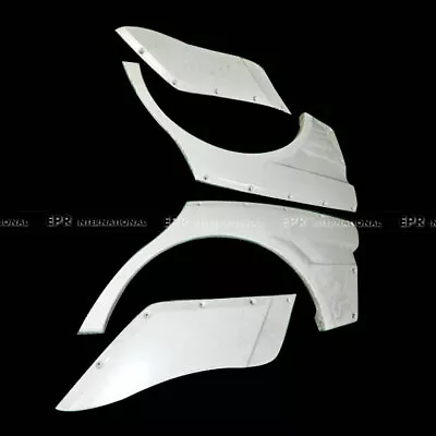 For Mitsubishi EVO10 X CS Style FRP Unpainted Rear Fender Mudguards Body Kits • $599.76