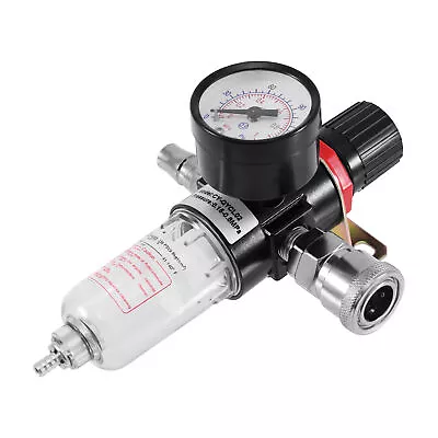 1/4  Air Brush Filter Regulator Gauge Compressor Water Moisture Trap Max 26CFM • $9.99