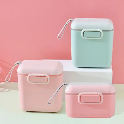 Milk Powder Dispenser Baby Formula Container Portable Storage Case Box • £7.07