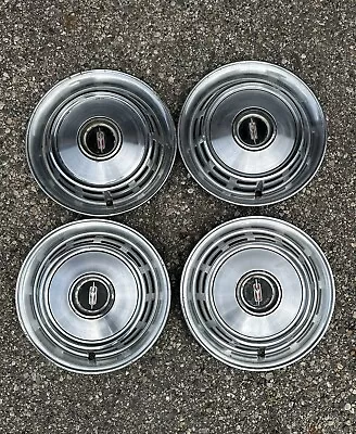 (4) Vintage 1968 Oldsmobile Cutlass F85 Hubcap Wheel Covers 14  OEM 4008 - Used • $129.97