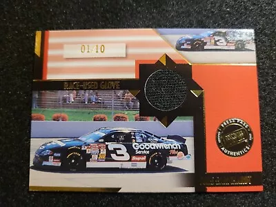 Dale Earnhardt 2002 Press Pass Stealth Race Used Glove Car 01/10 • $1000