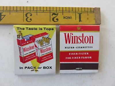 Vintage Advertising Winston Cigarettes   Matches Match Boxes X 2 Unused • $18