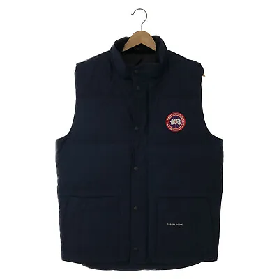 MONCLER Down Vest M Size Jacket 4154M63M Polyester Navy • $618.40