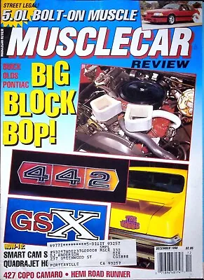 Muscle Car Review Magazine December 1990 • $9.95