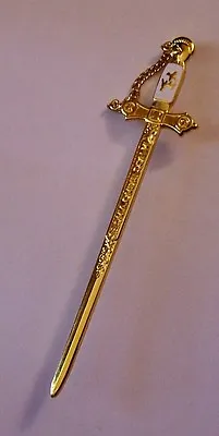 Medieval Masonic Knight Templar KT Sword In Hoc Uniform Pin Jewel Medal Award 33 • £19.45