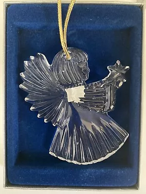 Mikasa Crystal Ornament Joyous Collection Angel With Star • $12