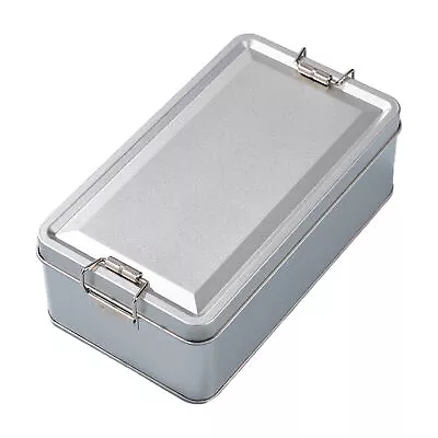 Metal Cookie Tins Candy Tinplate Box Storage Dustproof Home Kitchen 15x6x6cm • $14.10