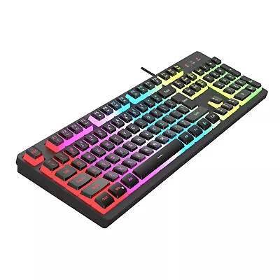 HXSJ L200 104Key Mechanical Keyboard USB Wired Gaming Keyboard RGB LED Backlit • $30.85