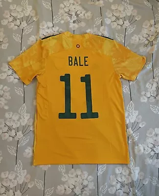 Wales 2020 Away Shirt Gareth Bale 11 Real Madrid Size M Medium New Without Tags • £55