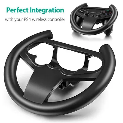 $14.04 • Buy PS4 Gaming Racing Steering Wheel DrivingController Playstation 4 Accessories