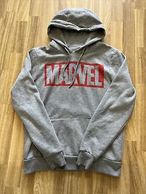 Men’s Marvel Grey Hoodie / Size Medium ❤️ • £8.50