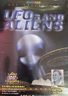 UFOS & ALIENS New DVD Jeri Ryan Star Trek New Government Conspiracy Ancient TLC • $13.99
