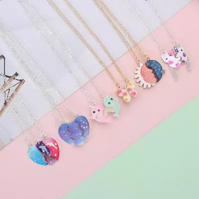 $7.35 • Buy For Women Men BFF Necklace Friendship Jewelry Friendship Necklace Gift Creative