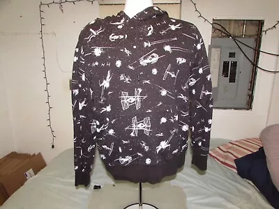 Star Wars Imperial Ships Youth Pullover Hoodie Sz L..X Wing Fighters • $17.99