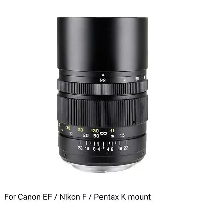 ZhongYi Mitakon CREATOR 135mm F2.8 II For Canon EF Mount (EOS Full Frame) • £161.85