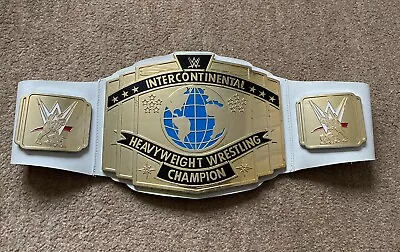 £10 • Buy Replica WWE White Intercontinental Heavyweight Championship Belt -Plastic- Cody