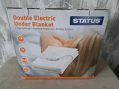 £20 • Buy Status Electric Under Blanket - White, Double Bed (DEB-70W1PKB)