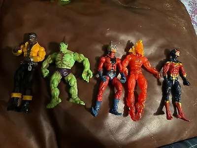 Marvel Legends Heroes Loose Lot Luke Cage Hulk Ant-Man Human Torch Cyclops • $12