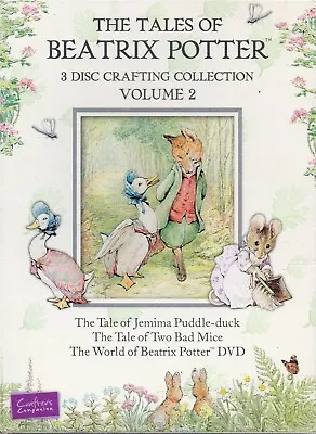 The Tales Of Beatrix Potter 3 Disc Crafting Collection Volume 2 -PC-Rom & DVD • £10