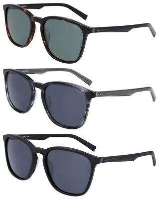 Nautica Men's Polarized Keyhole Vintage Style Round Sunglasses - N6251S • $26.99