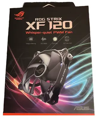 ASUS ROG Strix XF120 Whisper Quiet 4-pin PWM Fan Mag-Lev Bearing • $23.99