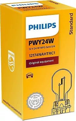 PHILIPS 12174NAHTRC1 Bulb Fog Light For AUDIBMWCITROËNDSFORDINFINITIJAGUA • $21.99