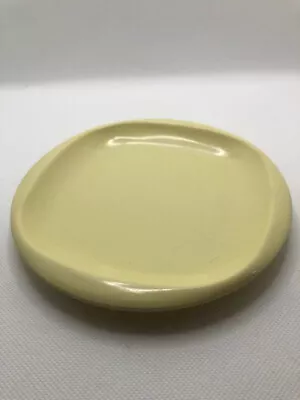 Vintage Boonton Ware 6.25  Salad Plate Yellow RARE FIND FREE SHIPPING • $8