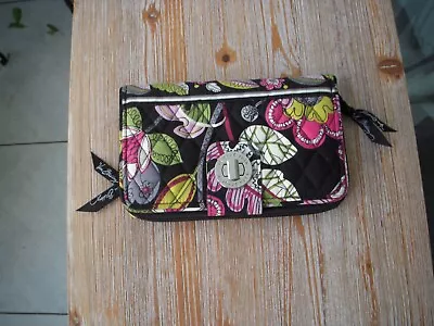 Vera Bradley Turn Lock Wallet Quilted Floral Pattern Excellent Condition • $6