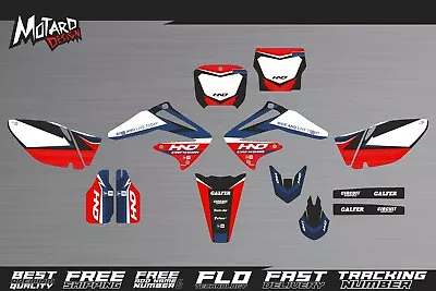 Graphics Kit For Honda CRF 450 R 2002 2003 2004 Decals Stickers By Motard Design • $159.90