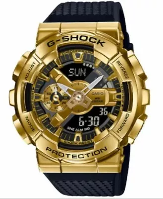 Casio G-Shock Shock Resistant Stainless Steel Bezel Watch GM110G-1A9 • $174