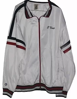 G-Unit Track Jacket Mens XL Red White Blue Full Zip Streetwear Hip Hop NWOT • $49.99