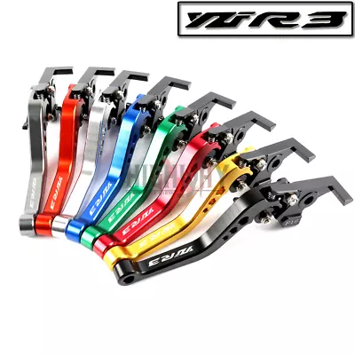 Motorcycle Short Aluminum Brake Clutch Handle Bar Levers For Yamaha YZF-R3 15-16 • $18.99