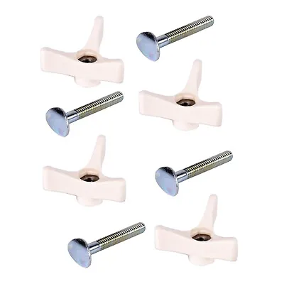£18.60 • Buy 2 X Handle Finger Wheel Bolts For FLYMO Lawnmower Chevron Contractor Sprinter