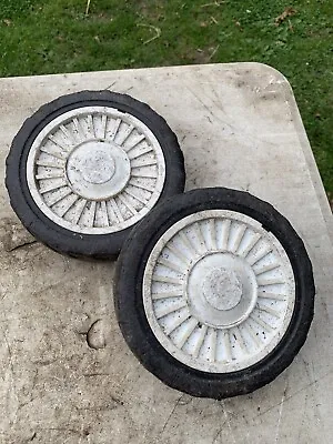 Front Wheels From A Homelite HL454SP 2008 Petrol Lawnmower • £10