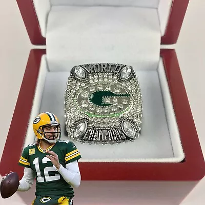 Aaron Rodgers Green Bay Packers Super Bowl Ring With Box • $29.07