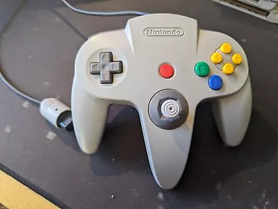 Nintendo 64 N64 Gray Controller Authentic OEM Tested & Working  • $17.99