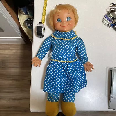 1967 Tag Marked Mrs. Beasley Toy 20 Tall Inch Doll Missing Glasses ￼ • $30