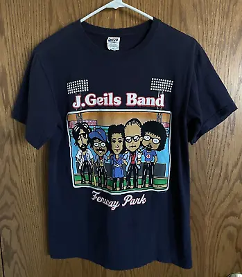 J Geils Band Blue T-Shirt At Fenway Park Boston 2010 Mens Size Small Graphic Tee • $29.95