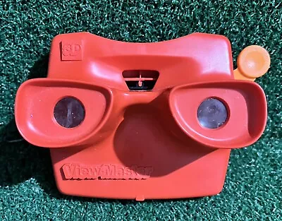 Vintage Viewmaster 3D Viewer Red 1980s Mattel Stereoscopic Toy • $10