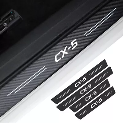 4pcs CX-5 Emblem Car Door Sill Pedal Anti Scratch Decal Sticker For Mazda CX5 • $15.09