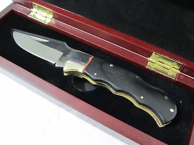 North American Fishing Club D'holder Limited Edition Knife In Wooden Box 7  OA • $44.99